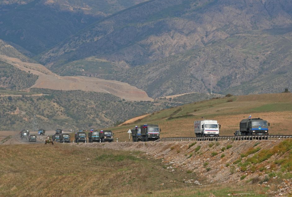 Kalnų Karabacho separatistai derasi dėl savo karių išvedimo iš anklavo