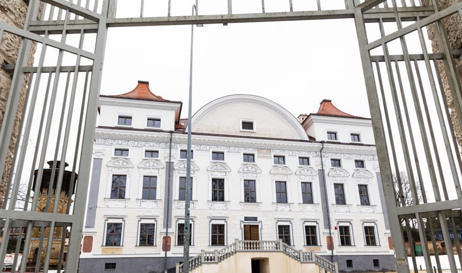 Vilniuje atidaromi atnaujinti Sapiegų rūmai