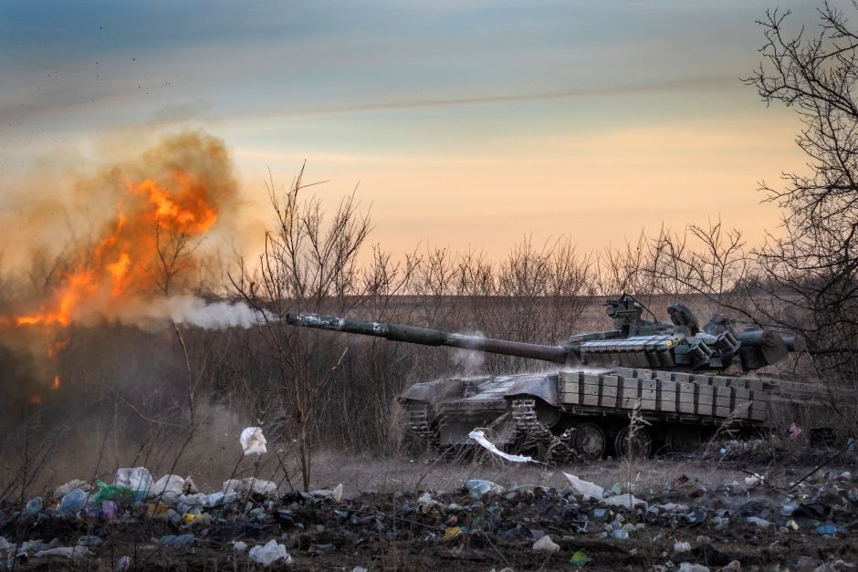 Ukrainos kariuomenė: padėtis prie Časiv Jaro yra įtempta