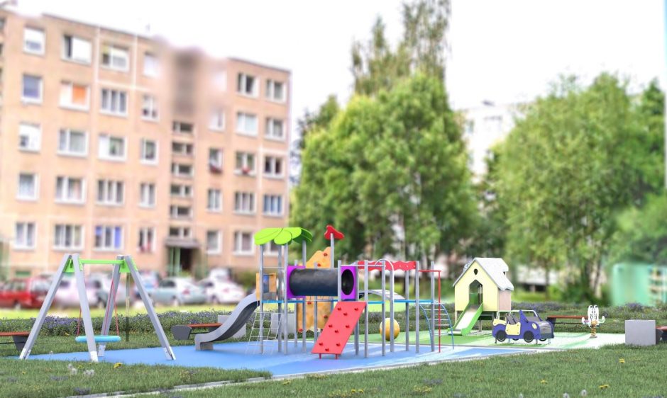 Klaipėdoje – dar daugiau naujų vaikų žaidimų ir sporto aikštelių