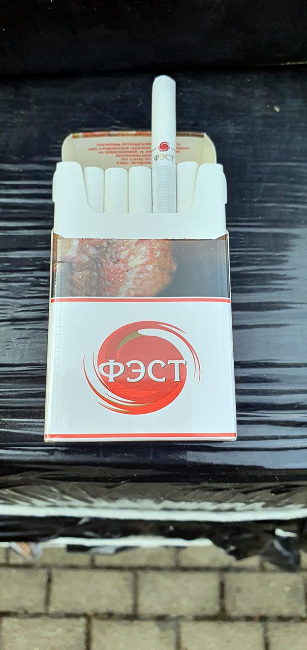 Vagone su cukrinių runkelių granulėmis – kontrabandinės cigaretės