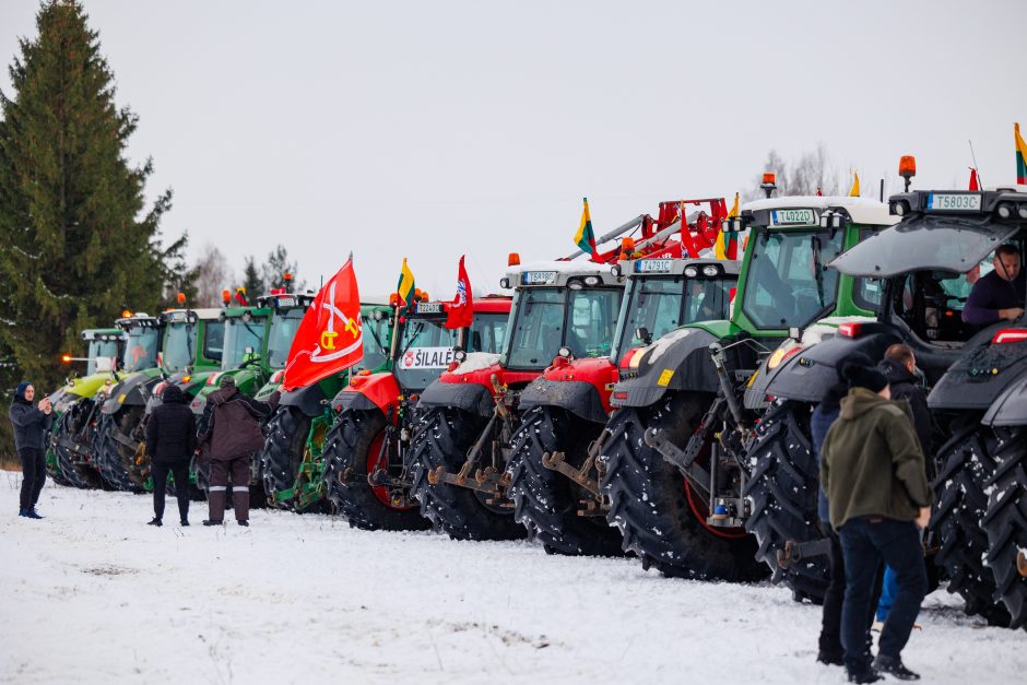 Dėl ūkininkų protesto Gedimino prospekte numatomi eismo ribojimai