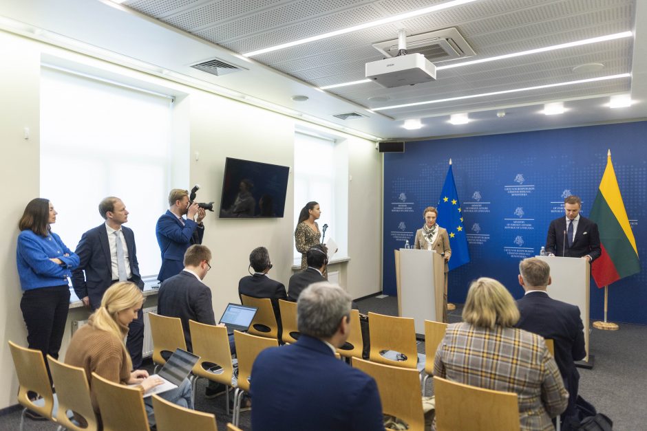 G. Landsbergis: svarbiausias Lietuvos prioritetas pirmininkaujant ET – parama Ukrainai