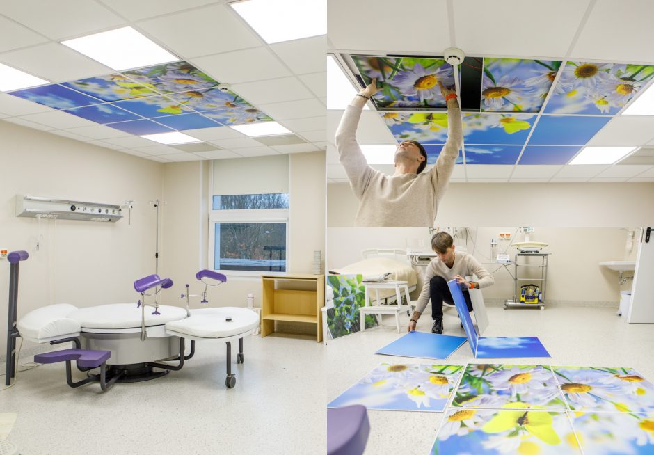 Ligoninių lubos virto galerija: tai – žingsnis geresnės savijautos link
