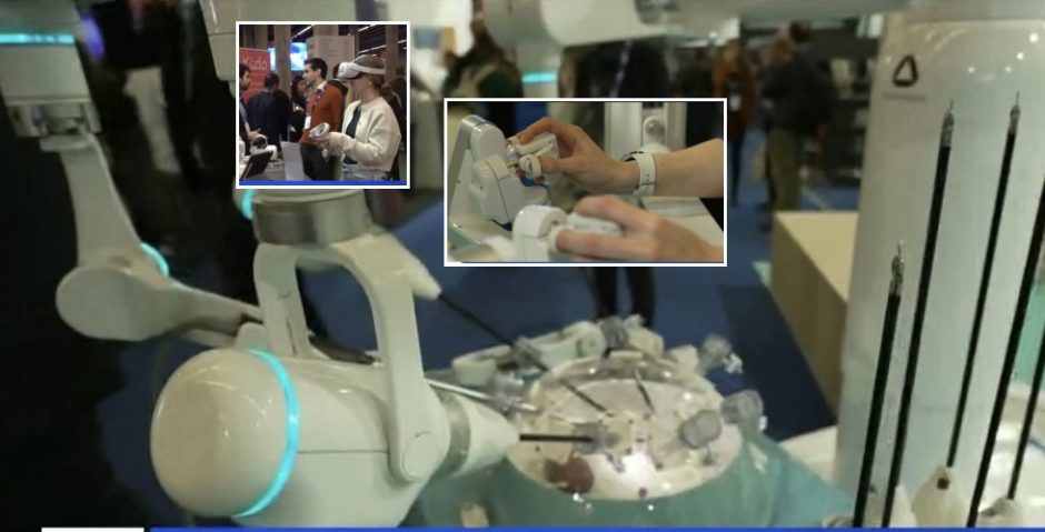 Startuoliai bando pritraukti investuotojus: parodoje pristato net chirurginį robotą