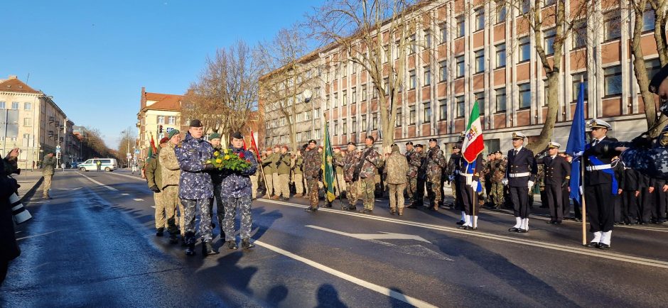 Uostamiestis švenčia Lietuvos kariuomenės dieną