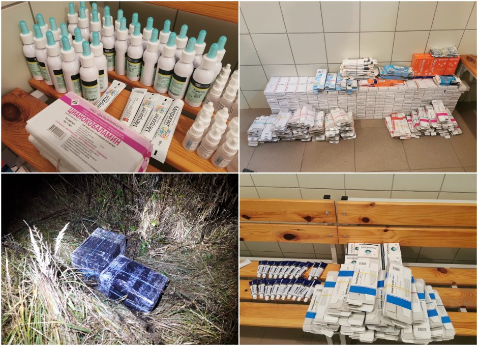 Kontrabandininkai Nemunu plukdė ir vaistus, ir tuščias jų pakuotes