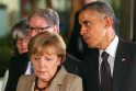 Angela Merkel ir Barackas Obama