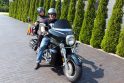J.Simonavičiūtė su vyru Gunter Zauka per dvi dienas motociklu įveikė 800 kilometrų.