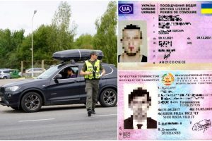 Pasieniečiams moldavas ir tadžikas įkliuvo su padirbtais vairuotojo pažymėjimais
