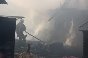 Jurbarko ir Šalčininkų rajonuose per gaisrus sudegė du namai