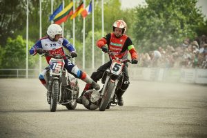 Motobolas: įvarčius mušė motociklininkai