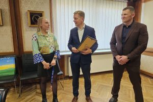 Klaipėdos meras pagerbė Europos bokso čempionato prizininkę
