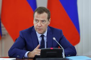 D. Medvedevas: Rusija sunaikins Kyjivo pareigūnus, jei jie susiję su išpuoliu Maskvoje 